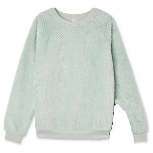 Brushed Popcorn Fleece Pajama Top